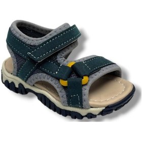 Resim Arzen Bebe 228-26 Cırtlı Anatomik Erkek Çocuk Sandalet Petrol Gri 31-36 
