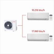 Resim Toshiba 2M A+++ 10.000 +17.000 BTU/h Multi Split İnverter Klima 