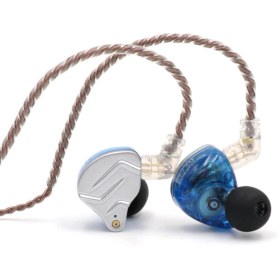 Resim Kz Zsn Pro Mavi Mikrofonsuz 3.5mm Kulak İçi Hibrit Kulaklık Kz-zsn-pro-nomıc-bl 