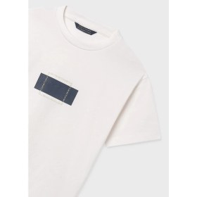 Resim Mayoral Erkek Çocuk Baskılı Tshirt Beyaz 