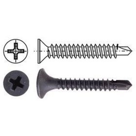 Resim Meridyen 3,5x35 Matkap Uçlu Alçıpan Vidası 1000 Adet Belirtilmemiş 