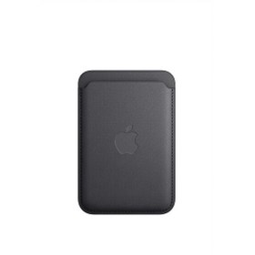 Resim Mt2n3zm/A iPhone Magsafe Özellikli Mikro Dokuma Siyah Cüzdan 