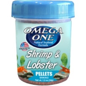Resim Omega One Shrimp & Lobster Pellets 34gr 