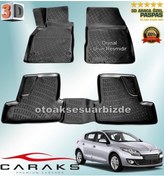 Resim Megane 3 3D Paspas Havuzlu Hb 2009 - 2016 Arası Siyah Caraks 