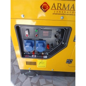 Resim Armak PDA-13500 Mek 13,7kva Dizel Monofaze Kabinli Portatif Jeneratör 