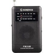 Resim Siyah Renk Cep Tipi Analog Fm Radyo, Taşınabilir ve Şık Tasarım 