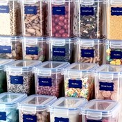 Resim 36 Adet Gıda Saklama Kabı Etiketleri Kalem ile - Yapıştırıcı Gerektirmeyen, Kendinden Yapışkanlı, Baharatlar, Peynir ve Daha Fazlası için Kara Tahta Sticker - Mutfak Aksesuarları 