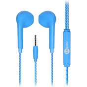 Resim Gfc Life Store Lenovo EH104 3.5mm Jack Girişli Gürültü Önleyici Mikrofon, Ses Ayarı Panelli Stereo Hd Mikrofon Yüksek Çözünürlüklü, Kulak Içi Mikrofonlu Kulaklık, Tek Ebat, Mavi 