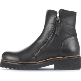 Resim Bueno Shoes Siyah Deri Kadın Topuklu Bot 01WD0203 01WD0203 