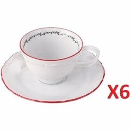 Resim Porland Caribou Tabaklı Kahve Fincanı 75cc 6'lı 04AP022144 Renkli 