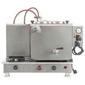 Resim Safir Tüplü 2 Demlikli Inoks Çay Ocağı Çay Kazanı Çay Semaveri Çay Semaveri Çay Makinesi 