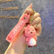 Resim Baijiafu2 Yeni Çizgi Film Animasyon Stitch Serisi Yumuşak Kauçuk Anahtarlık Bebek Çantası Kolye Anahtarlık Küçük Hediye (Yurt Dışından) 