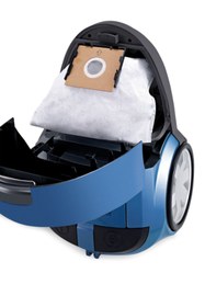 Resim Beko 800 W 5.5 lt Toz Torbalı Elektrikli Süpürge, Mavi 