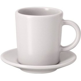 Resim Ikea Dınera Espresso Kahve Fincanı - Bej Fincan Stoneware 