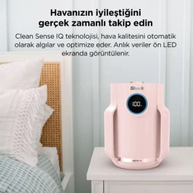 Resim Shark alerjisi Olan Evler, Aileler ve Evcil Hayvanlar Için Ideal Neverchange5 Compact Pro Hava Temizleyici - Pembe + 5 Yıl Uzun Ömürlü Filitre 