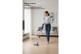 Resim Sinbo SVC-8629 Kablolu Dikey Elektrikli Süpürge - Mavi 