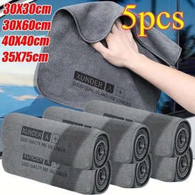 Resim 5/2 adet Lüks Mikrofiber Araba Yıkama Havlusu - Çift Kalınlaştırılmış, Yüksek Emici Yumuşak Kurutma Bezleri, Araba Yıkama ve Bakımı için Yeniden Kullanılabilir Temizlik Havluları, Su Leke Olmaz, Ev Günlük Kullanımı için İdeal, Araba Yıkama Aksesuarları, Şık Araba Aksesuarı, Dayanıklı Kumaş 