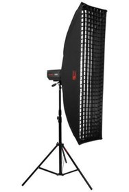 Resim JINBEI Em-35x140cm Strip Softbox Petekli/grids 