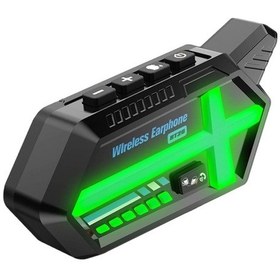 Resim Bt26 Motosiklet Kask Kulaklık Rgb Işıklı 2 Eşleşme Özellikli 1000 Mah Intercom 