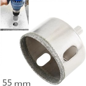 Resim Cam Mermer Granit Delme Pancı 55MM Matkap Için Elmaslı Delik Karot 