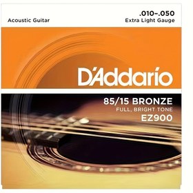 Resim EZ Koleksiyonu: Premium Akustik Gitar Telleri - Karbon Çelik Çekirdek, Pirinç Sarımlar, Zengin Tonlar, Çeşitli Çalma Stilleri İçin İdeal, Çoklu Boyutta Mevcut 