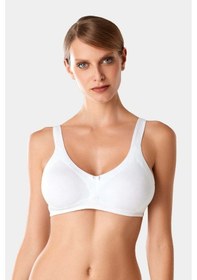 Resim Pierre Cardin Kadın Beyaz 7000 Pamuklu Toparlayıcı Minimizer Sütyen Beyaz 