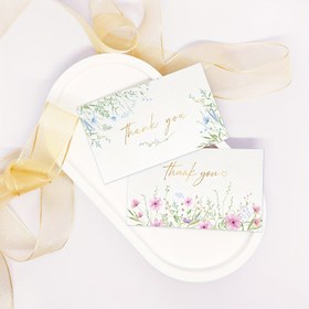 Resim 50 Adet, Mini Çiçek Teşekkür Kartları, Katlamasız Küçük İşletme Kartları, 5.38 X 8.99 Cm Hediye Paketleme Teşekkür Kartı, Destek İçin Teşekkür Kartı, Doğum Günleri, Düğünler, Mezuniyet, Hediye Kartları Için Kullanılır 