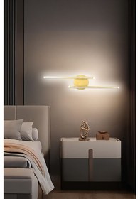 Resim Sare Aplik Modern Tasarım Eskitme Renk - Gün Işığı Ledli Banyo - Eskitme 