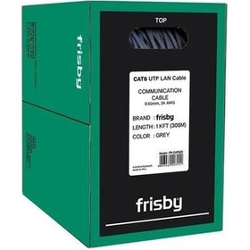 Resim Ontech - Frısby Fnw-cat622 305mt 0.50mm 24awg Cat6 Utp Kablo Gri 