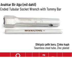 Resim İzeltaş Kovan Anahtar Bir Ağız 21mm (mil dahil) 