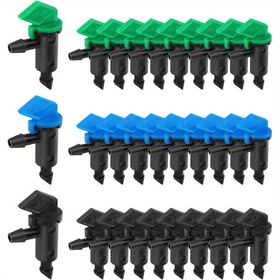 Resim 50 adet/Set 3 renk Boyut Damlalık Emici Bahçe Bayrağı Sulama Damlatıcı, Ayarlanabilir Damlalık Sulama Emicileri, Bahçeler & Çiftlikler, Ağaçlar ve Çalıların Verimli Suluğu için 