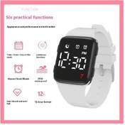 Resim Cloud011 Beyaz Led Çok Fonksiyonlu Digital Spor Saat Kadın Erkek Genç Çift 