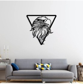 Resim Kartal Bakışı Metal Duvar Dekoru 