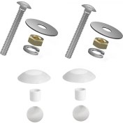 Resim Seeppitous Dalış Tahtası Cıvataları, Iki Delikli Konut Havuzu Dalış Tahtası, Dalış Tahtası Cıvatası Kiti Için Dalış Tahtası Montaj Kiti (Yurt Dışından) 