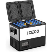 Resim Iceco 45 Litre Çift Bölmeli Kompresörlü Oto Buzdolabı ve DONDURUCU-TCD45 12/24VOLT 4 
