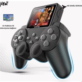 Resim Lobo Taşınabilir 520 Oyunlu Kablosuz Oyun Konsolu Atari Media Player Uyumlu Medya Oynatıcı 