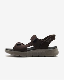Resim Skechers Go Walk Flex Sandal - Easy Entry Erkek Kahverengi Sandalet 229210 Brn Kahverengi 