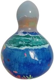 Resim Kıyıya Vuran Dalgalar Su Kabagı Boyama 