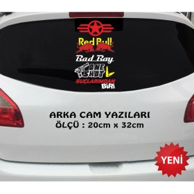Resim Fresh Suçlarımından Biri Kötü Cocuk Araba Yazıları Cam Yazısı Set 