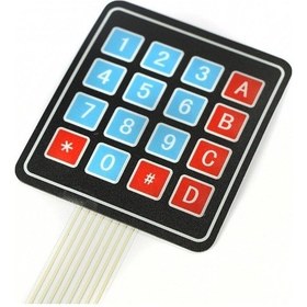 Resim Membran Tuş Takımı 4X4 Keypad 