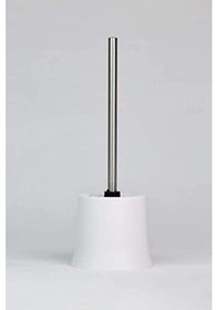 Resim Klozet Fırçası Beyaz Paslanmaz Siyah 