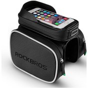 Resim Rockbros 6.2 İnç Tpu Dokunmatik Ekran Bisiklet Çantası Üst Tüp Bisiklet Çantası Dokunmatik Bisiklet Çantası - Uydu 