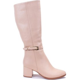 Resim Dagoster Dza07-928720 Nut Klasik Topuklu Kadın Çizme 001 