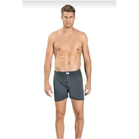 Resim Jiber 127 Erkek Havlu Kemer Penye Boxer 12 Adet Füme 
