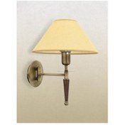 Resim AVONNI HAP-9009-1E Eskitme Kaplama Aplik E27 Metal Ahşap Kumaş 20x24cm Outlet 