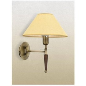 Resim AVONNI HAP-9009-1E Eskitme Kaplama Aplik E27 Metal Ahşap Kumaş 20x24cm Outlet 