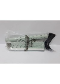 Resim Mediterian Canlı ve renkli çiçekler için şık cam silecek ve temizlik süngeri seti 