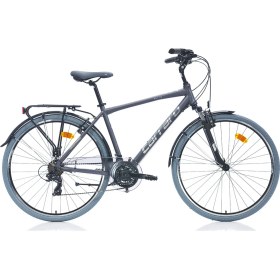 Resim Carraro Elite 704 V Fren 21 Vites 28 Jant Şehir Bisikleti Açık Yeşil-Kahve 52 cm Kadro 