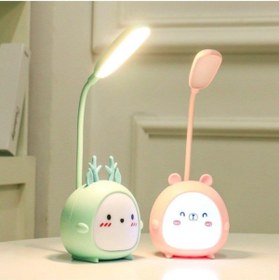 Resim TechnoSmart Usbli Karikatür Masa Lambası 3modlu Led Gece Lambası Çocuklar Içn Hediyelik Şık Kaliteli 