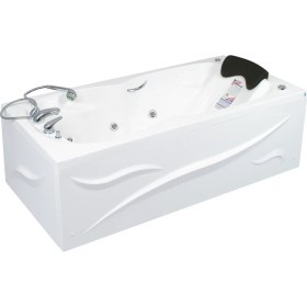 Resim Ocean Side Jakuzi 170x80 h:55 Bonus Hidromasaj Sistemli Küvet (Gövde + Metal ayak + 4 yön panel) 